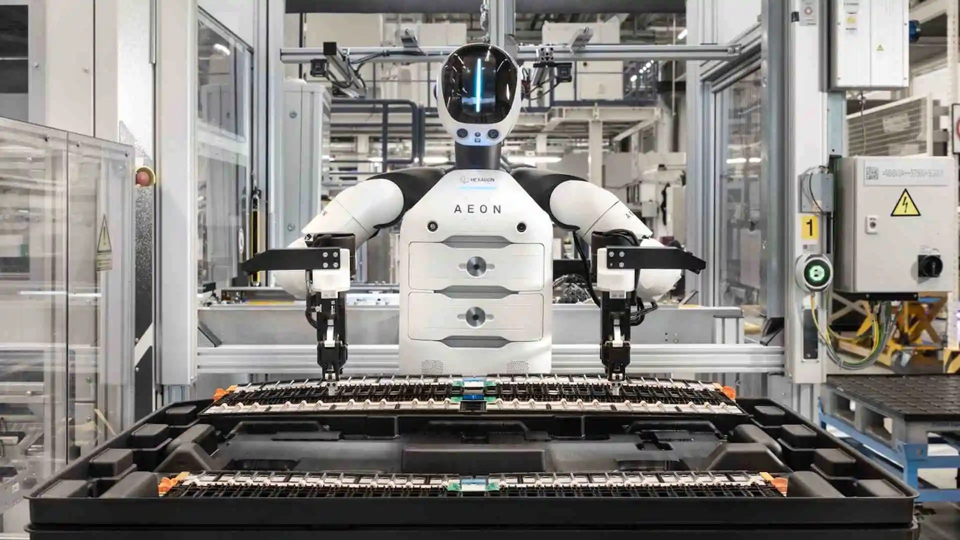BMW tests AEON humanoid robots in German production