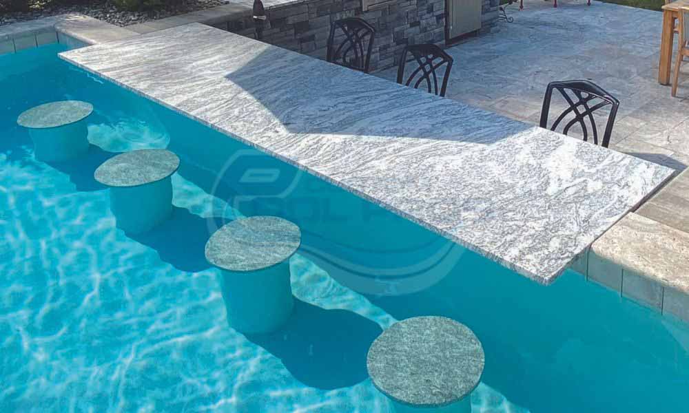 Pool Feature - Sitting area in the pool