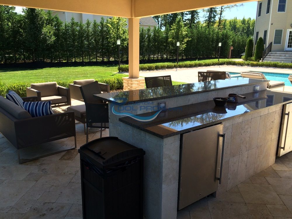 BBQ Under Pavilion Inside View