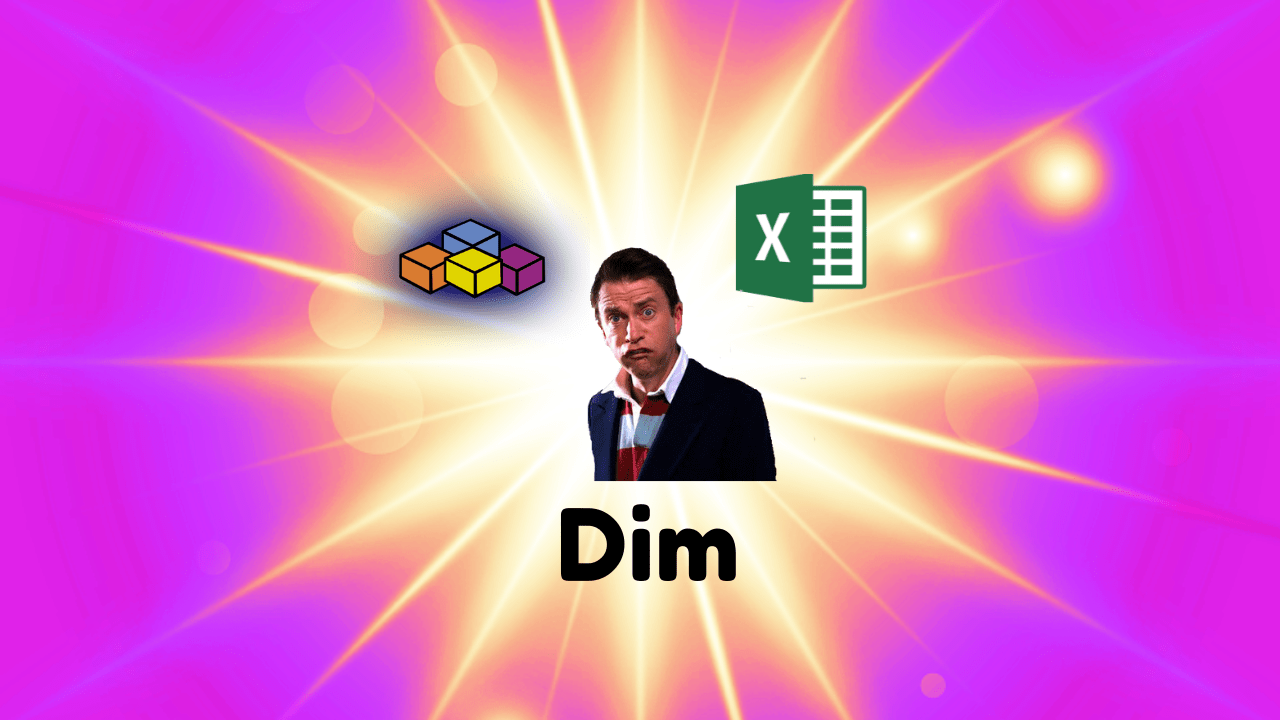 Variables in VBA (Dim)