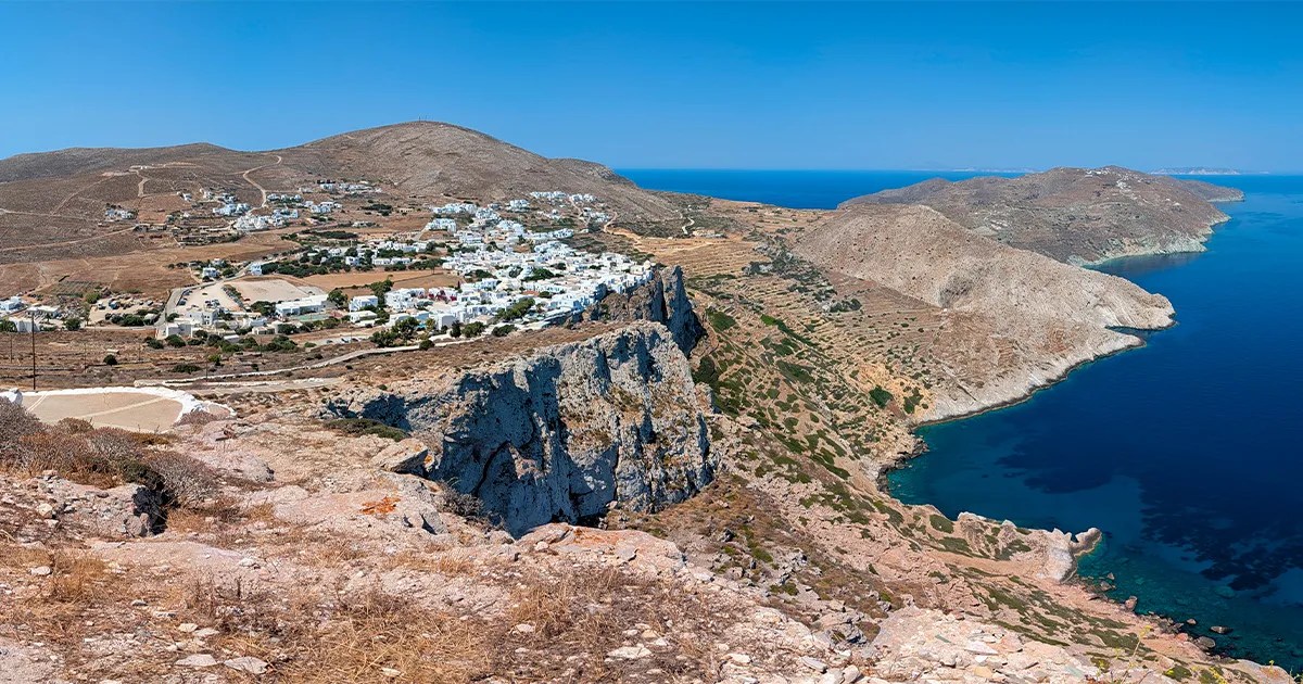 View of Chora from above.