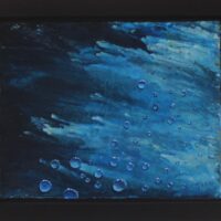 Deep Blue - 21"x24" framed - $420