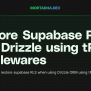 Restore Supabase RLS With Drizzle Using TRPC Middlewares — Mortadha Ghanmi