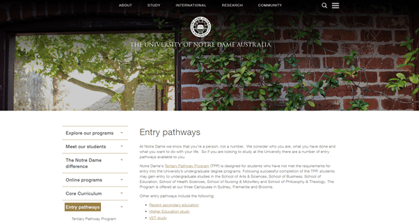 University of Notre Dame Sydney