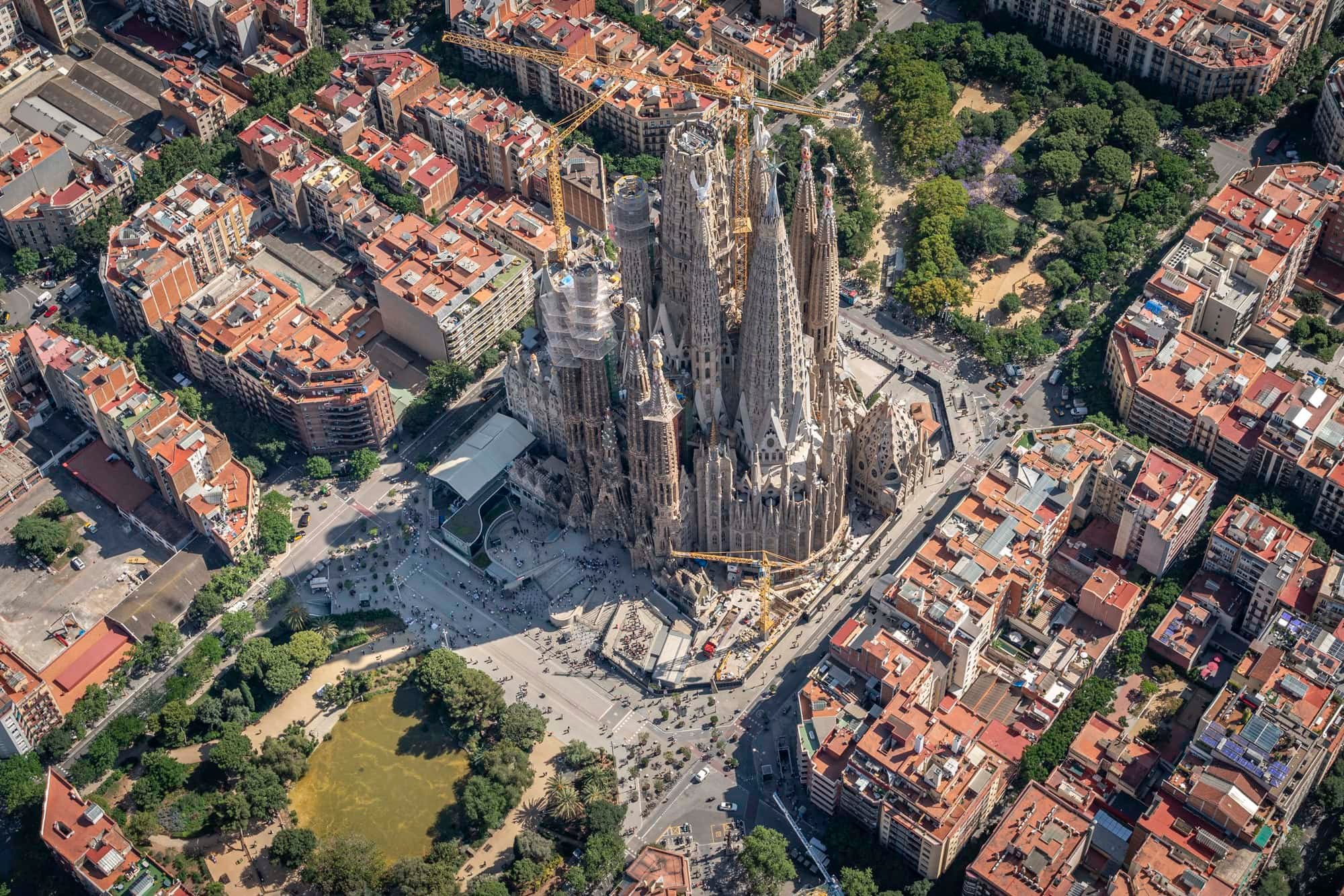 The Sagrada Familia in Barcelona - set to complete in 2026 after 140 years of construction