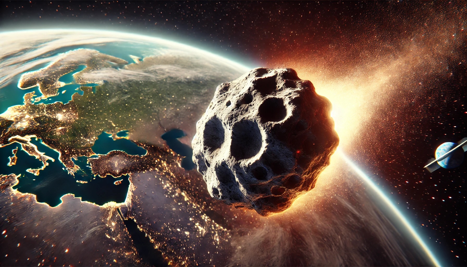 Scientists have discovered a small asteroid, named 2025 PN7, that's  following Earth around the sun in a similar path. It's called a  “quasi-moon” because, while it doesn't orbit Earth directly like our, image size:1792x1024