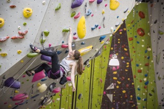 Claire Gordon Climbing Visual (R. Stone, author)