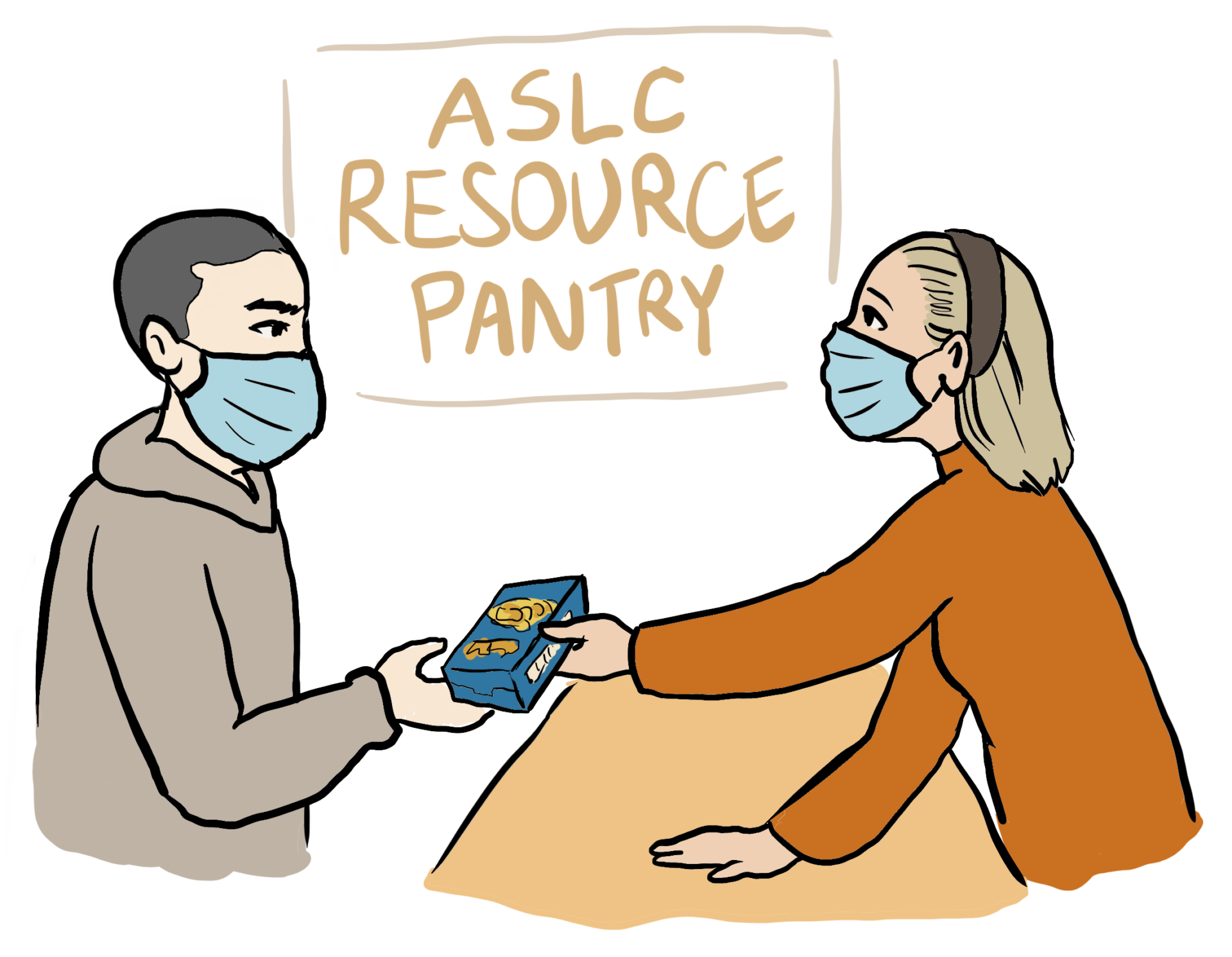 ASLC resource pantry (Maya Winshell)