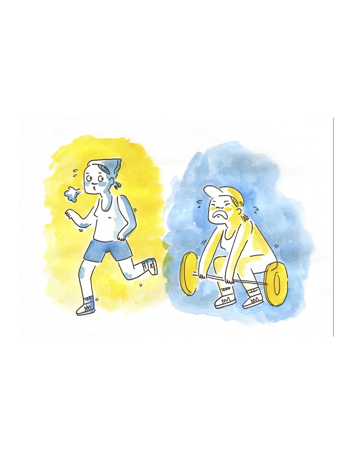 Lift hard, run fast: Which exercise is better