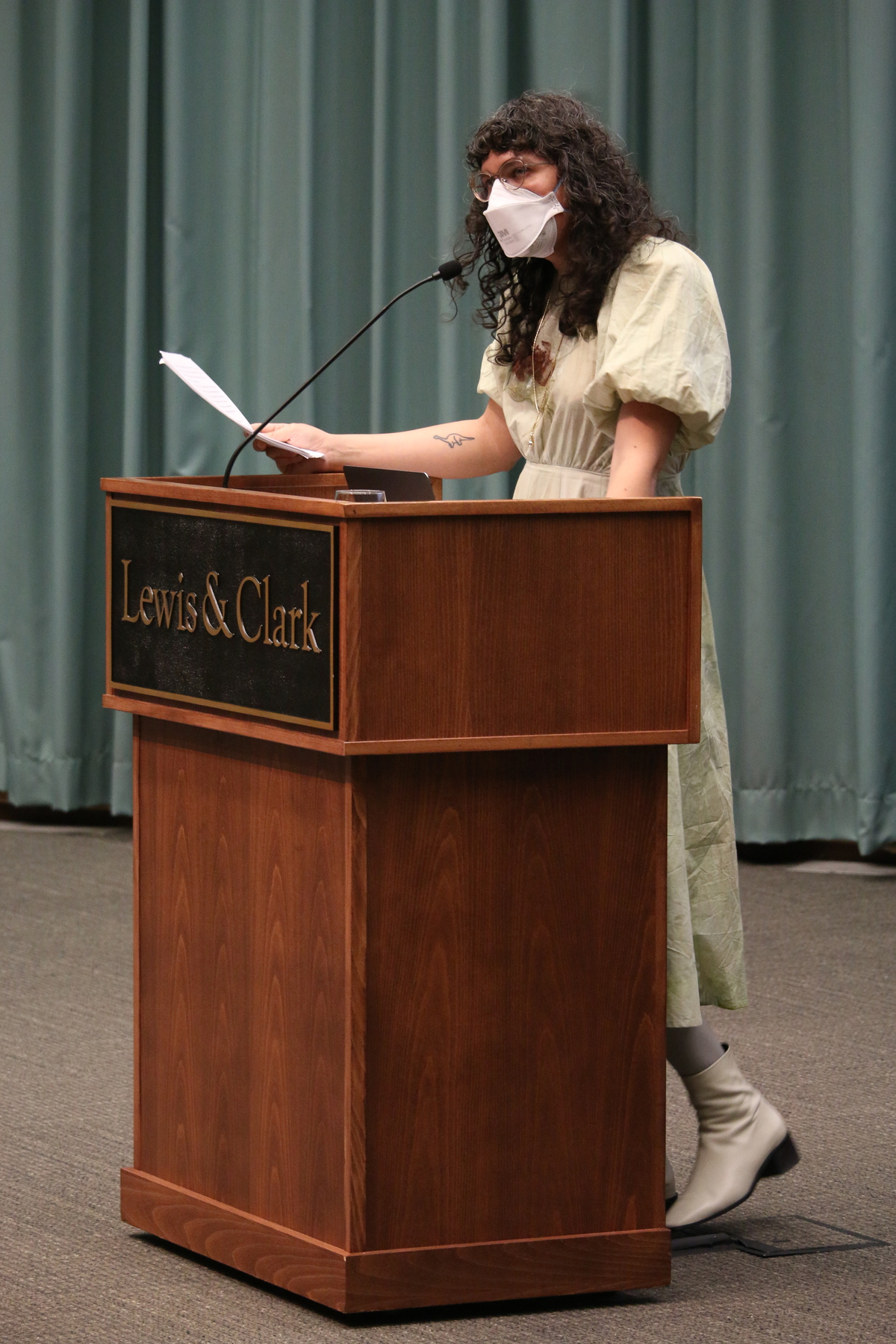 Photo of Keynote Speaker at Gender Studies Symposium