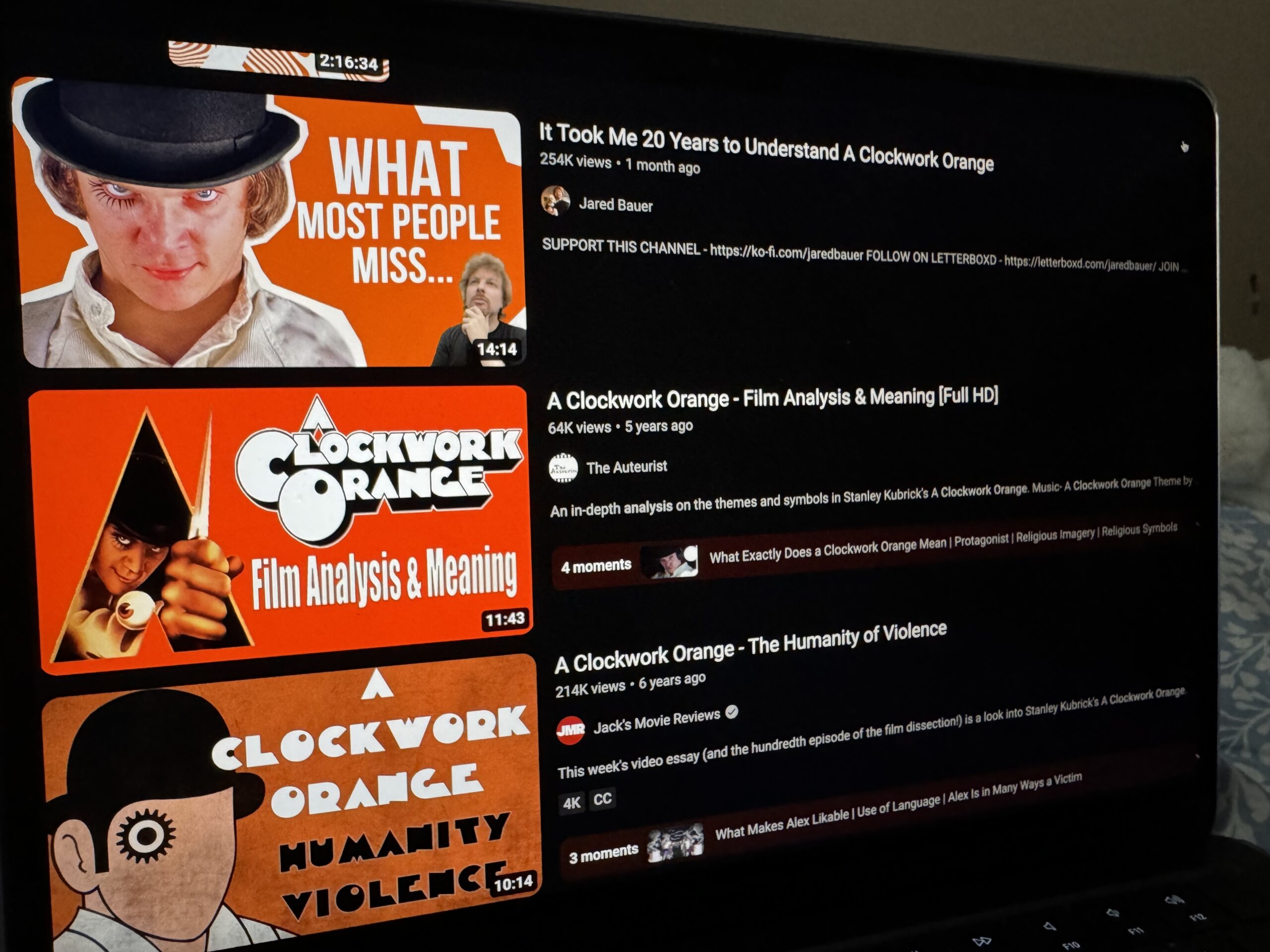 Photo of Youtube on a computer sreen