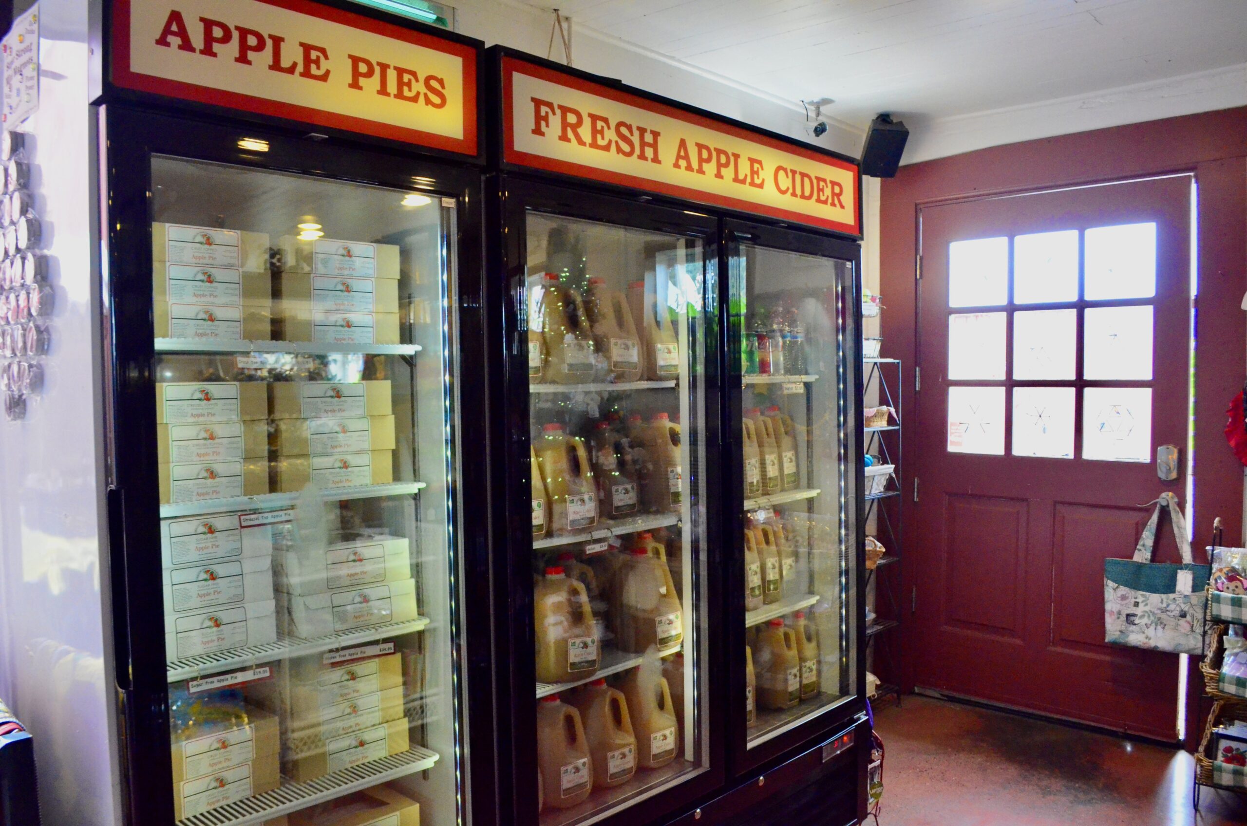 Baked goods and cider available at Oregon Heritage Farms