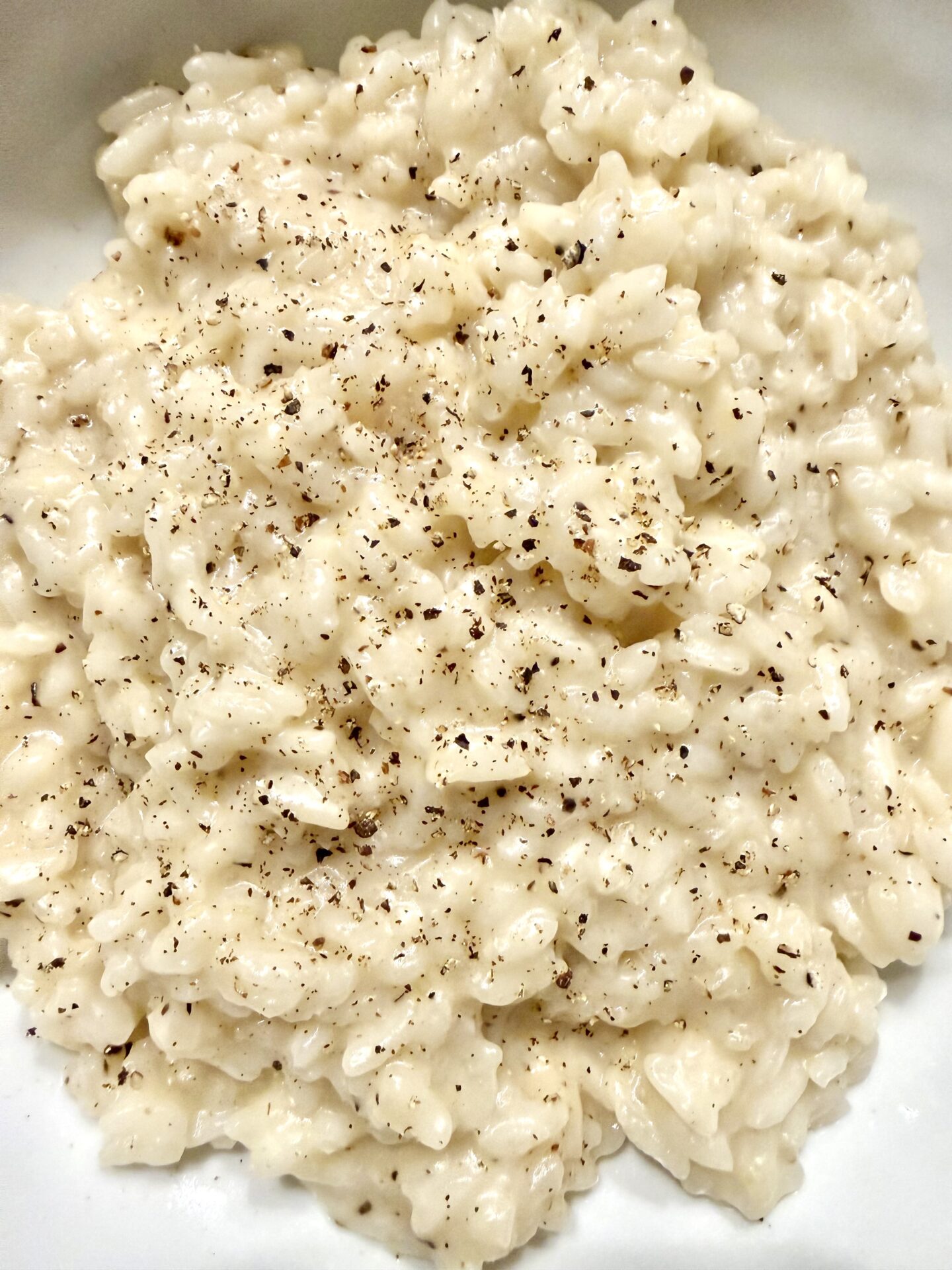 The Most Luxurious Cacio e Pepe Risotto