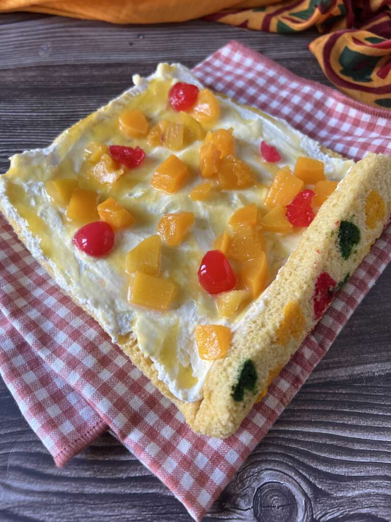 Fruit in the swiss roll