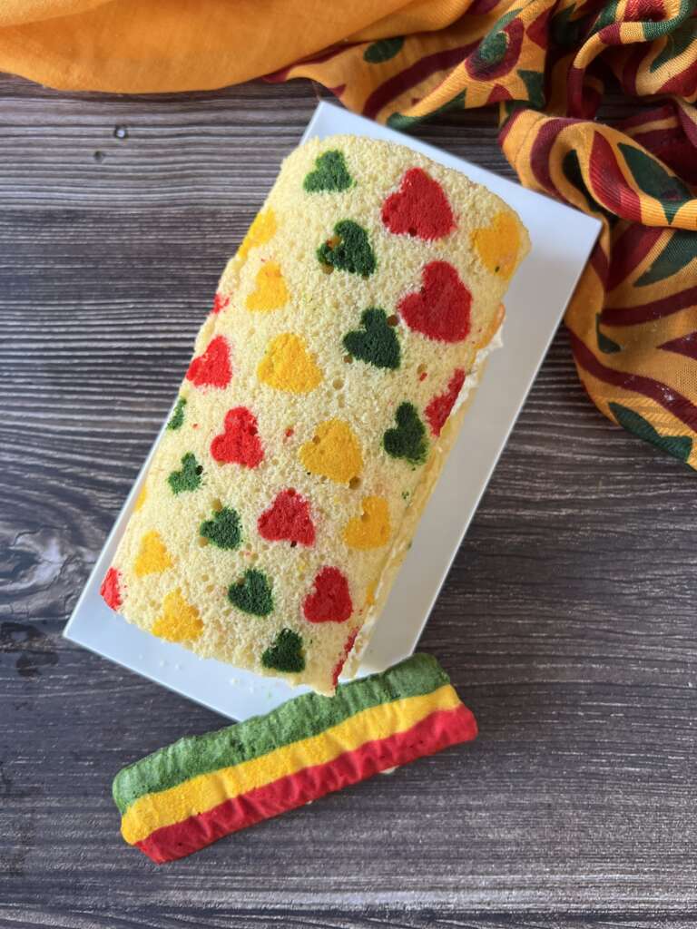 One Love Swiss Roll