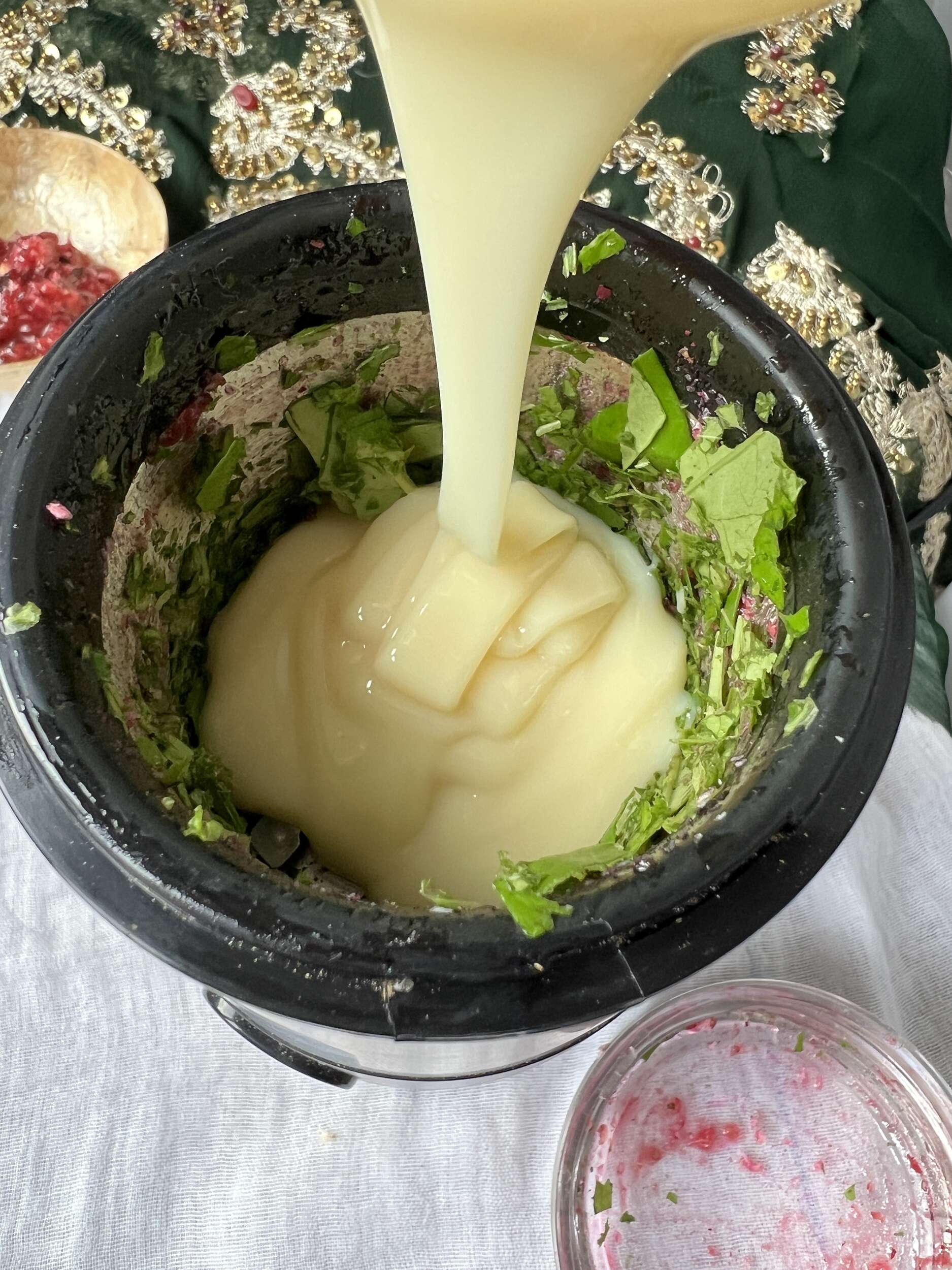 paan with condensed milk
