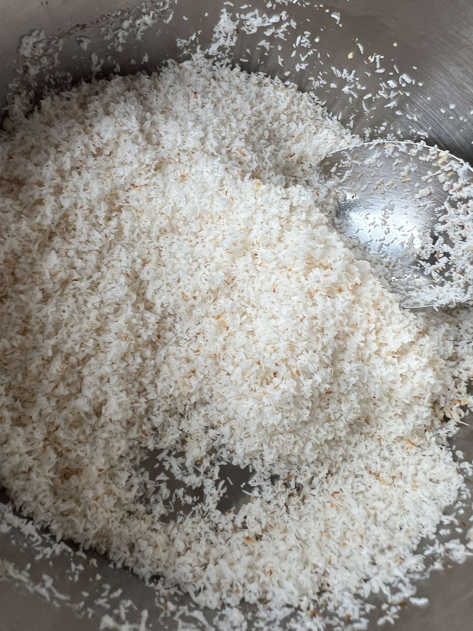 Toasted coconut with ghee
