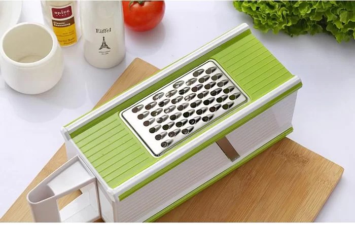 Multifunctional 5 in 1 Box Grater Slicer Handheld Vegetable Slicer Grater