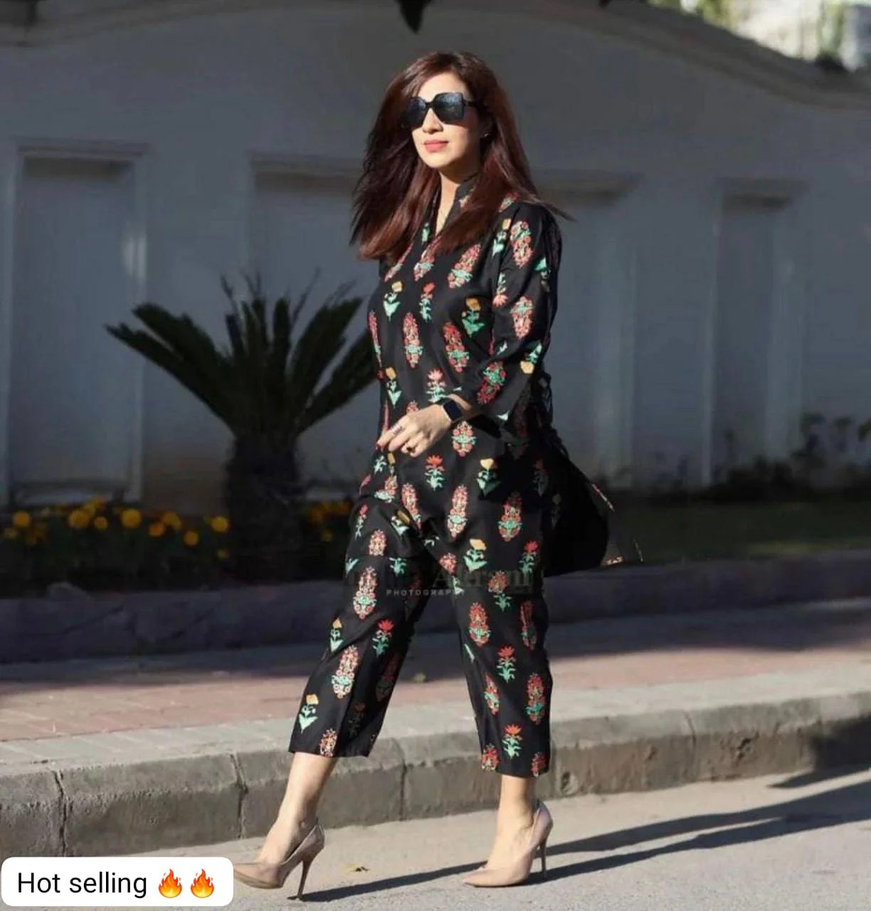 New Digital 3D Block Printed Linen 2 pcs For Ladies and Girls