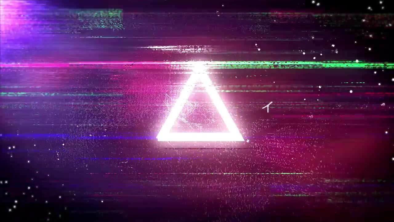 Cyberpunk Glitch Logo Opener After Effects Templates