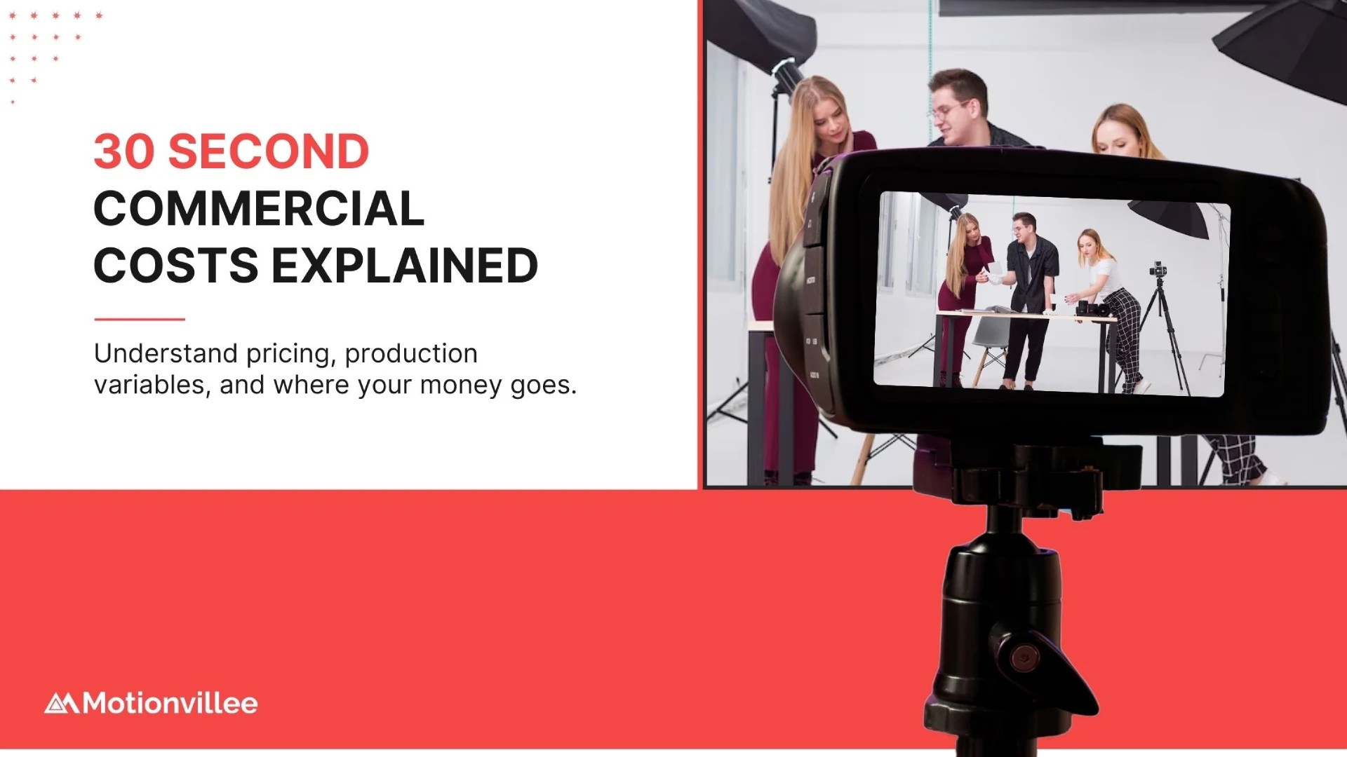 How much does a 30-second commercial cost?