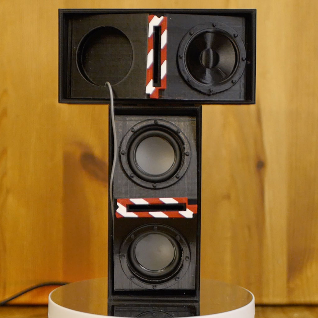 KLF Inspired Bluetooth Transcentral Stereo Speaker System - 3D Printed to Order