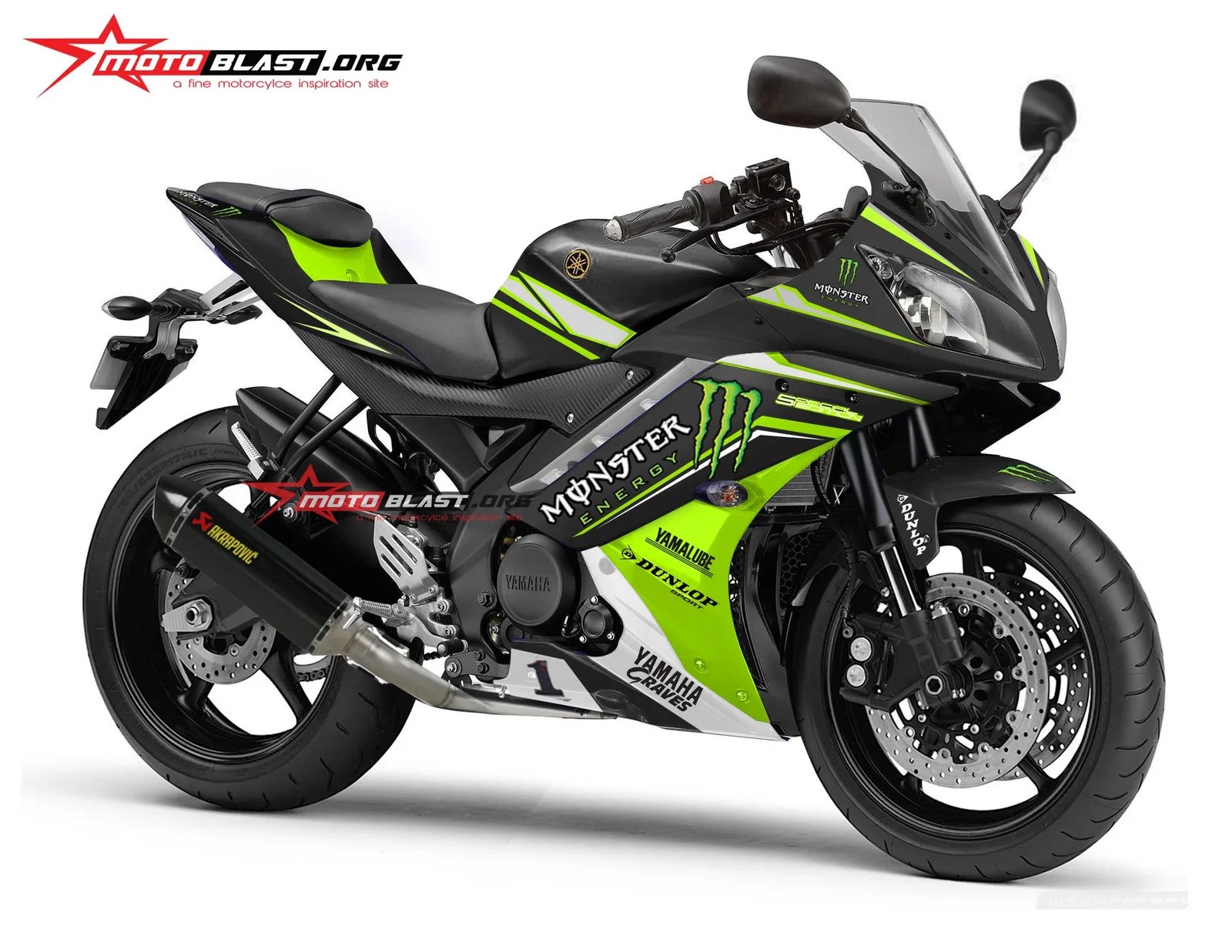 YAMAHA R15 MONSTER R1M NEW1 motoblast