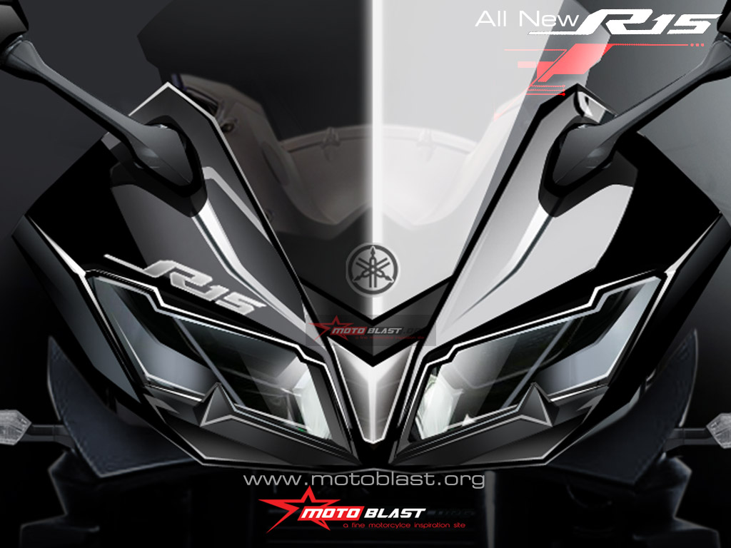 Woww Desain headlamp next yamaha r15 mengarah ke desain 