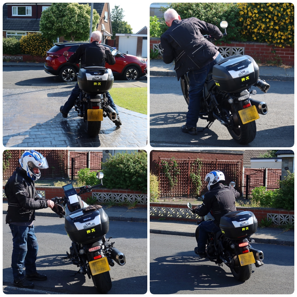 Setting off