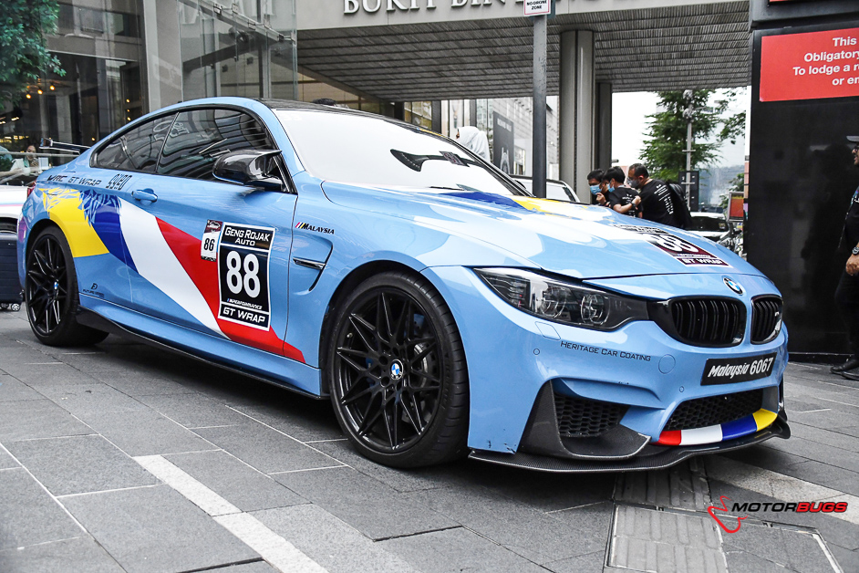Bmw m4 exclusive appearance on malaysia day.
