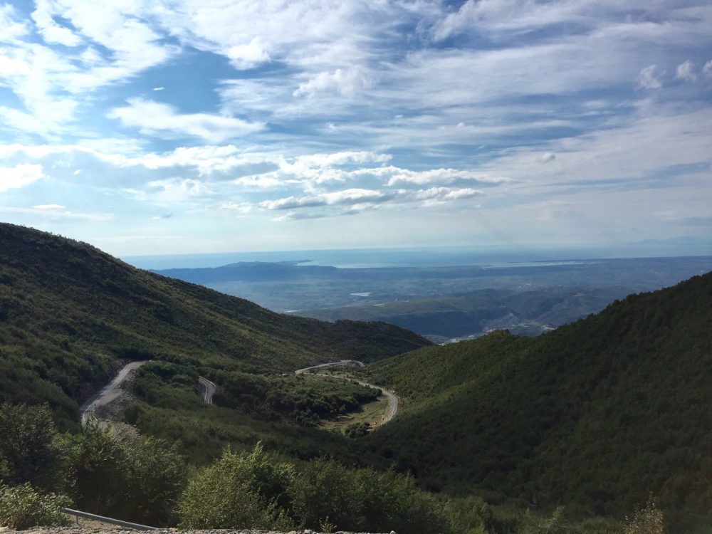 Straße zum Mali i Krujes