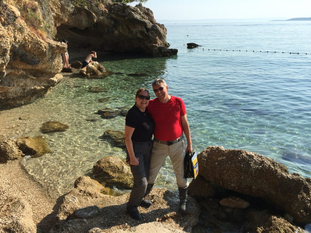 Brela - Badeplatz von Anita und Erich