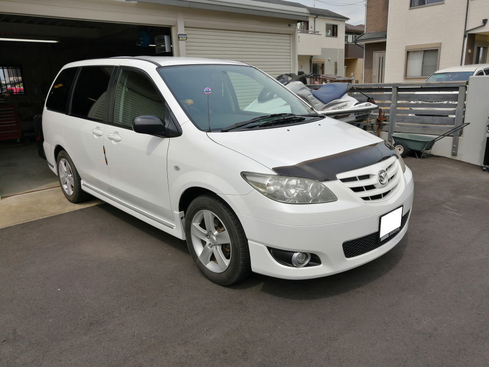 ワイルドピッチ様 ギガテックス・モータースマツダ MPV (LW3W) にヒッチメンバーの