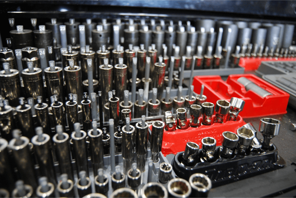 Socket set in Tool Box
