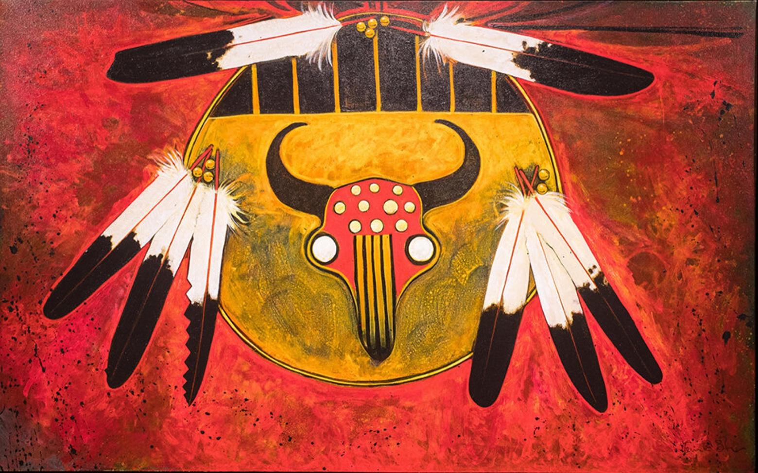Palms On Buffalo Skull: With Maka Unci, We Are Never Alone