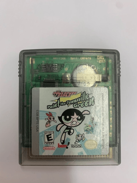 The Powerpuff Girls: Paint the Townsville Green - Nintendo Game Boy Color (Loose Cartridge)