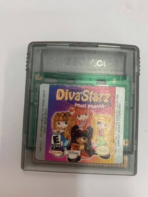 Diva Starz: Mall Mania - Nintendo Game Boy Color (Loose Cartridge)