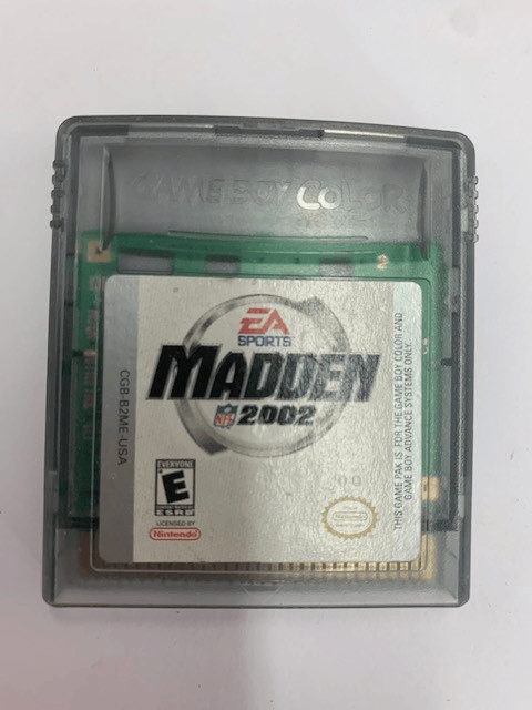 Madden NFL 2002 - Nintendo Game Boy Color (Loose Cartridge)