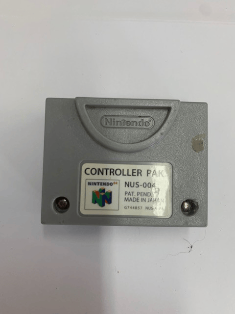 Nintendo 64 Controller Pak - Official OEM Memory Card (NUS-004)