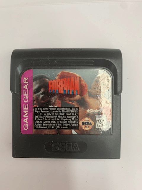 Foreman For Real - Sega Game Gear (Loose Cartridge)