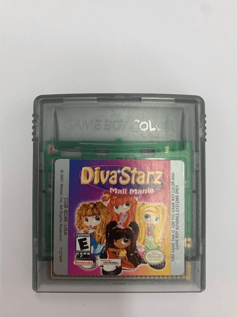Diva Starz: Mall Mania - Nintendo Game Boy Color (Loose Cartridge)