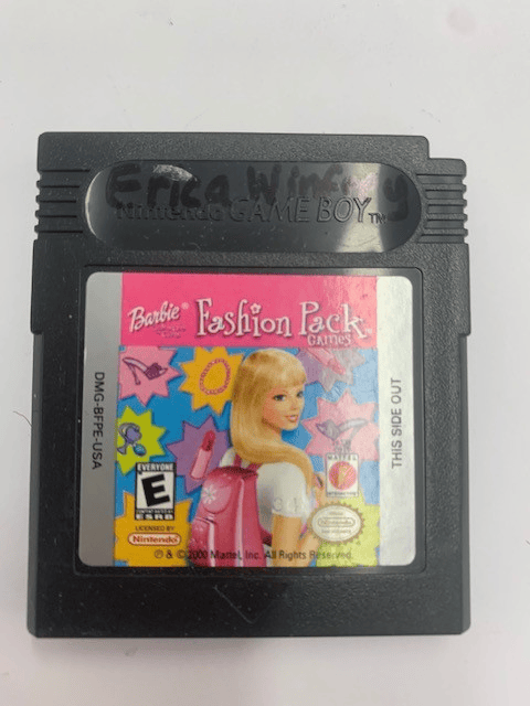 Barbie Fashion Pack Games - Nintendo Game Boy Color (Loose Cartridge)