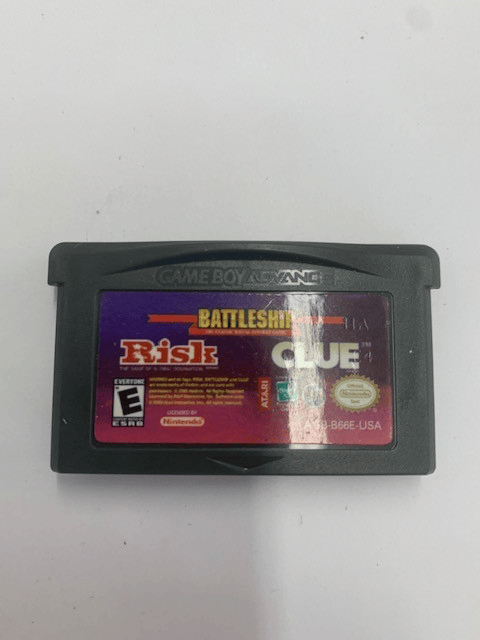 Battleship Risk Clue (3-in-1) - Nintendo Game Boy Advance (Loose Cartridge)