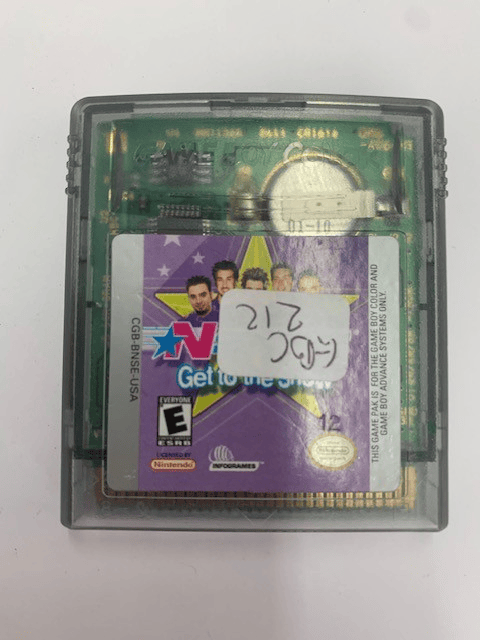 NSYNC: Get to the Show - Nintendo Game Boy Color (Loose Cartridge)