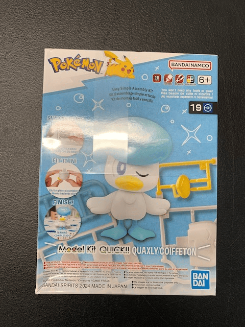 Bandai Pokemon Model Kit QUICK!! Quaxly #19 - New Factory Sealed