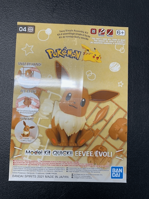 Bandai Pokemon Model Kit QUICK!! Eevee #04 - New Factory Sealed