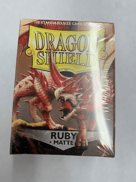 Dragon Shield Matte Ruby - 100ct Card Sleeves