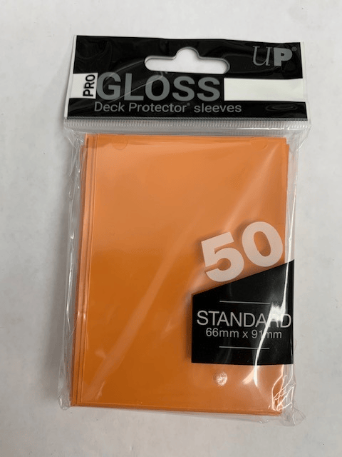 Ultra Pro Pro-Gloss Orange - 50ct Card Sleeves