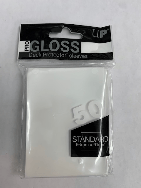 Ultra Pro Pro-Gloss White - 50ct Card Sleeves