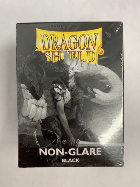 Dragon Shield Matte Non-Glare Black - 100ct Card Sleeves